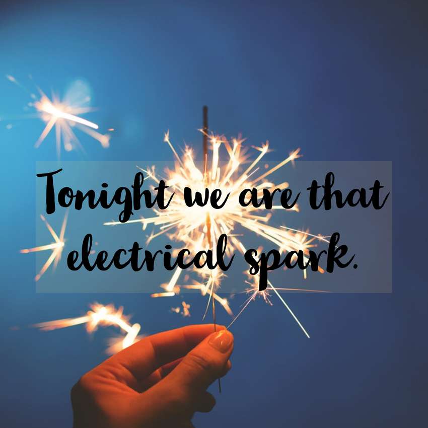 Electrical Spark - Visual Poem