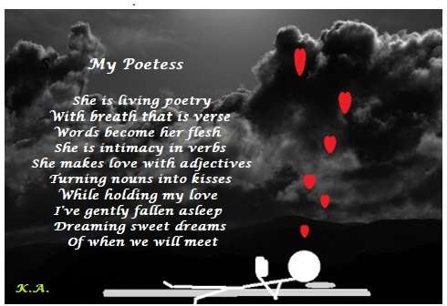 Visual Poem My Poetess 