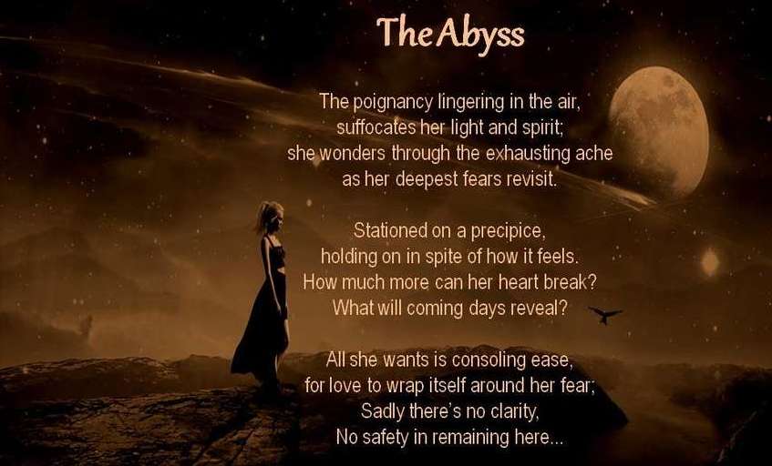 Visual Poem The Abyss