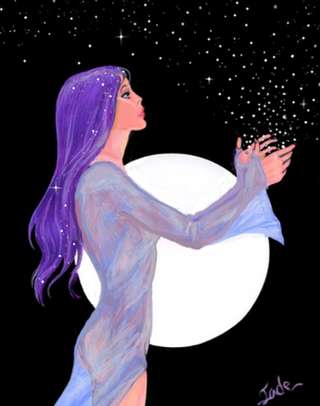 Image for the poem Moon Child