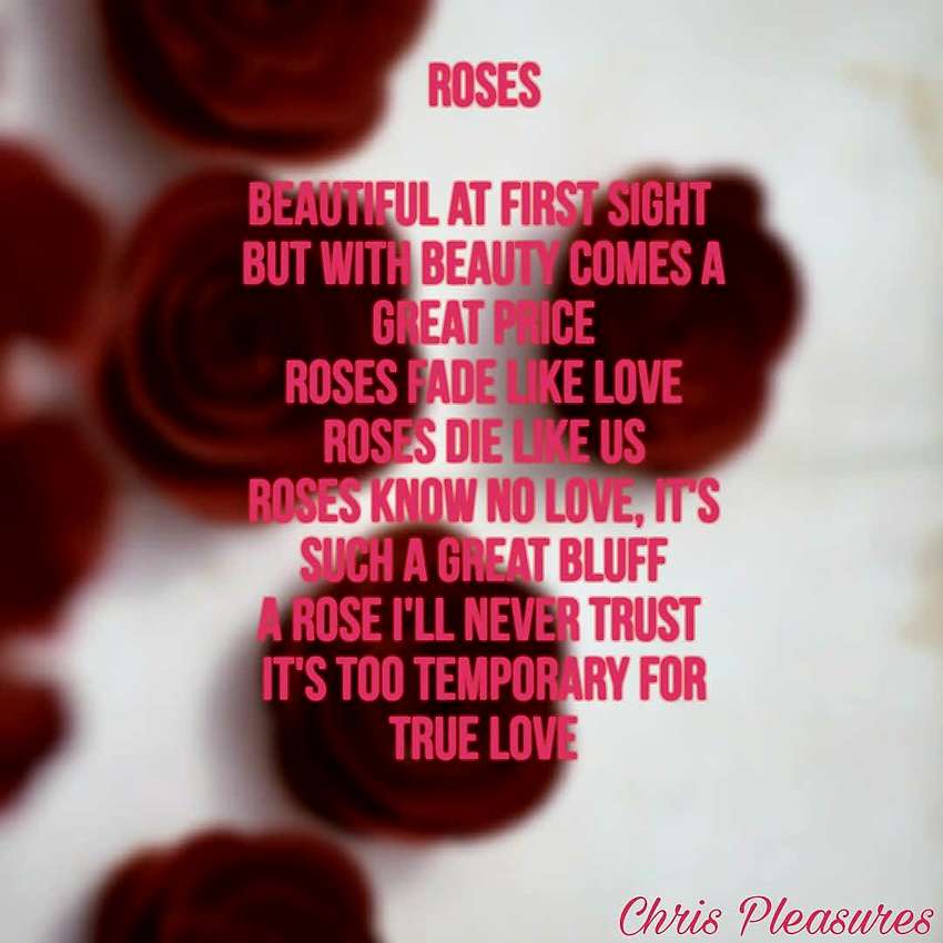 Visual Poem Rose