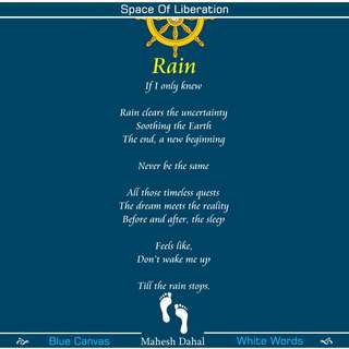 Image for the poem Rain