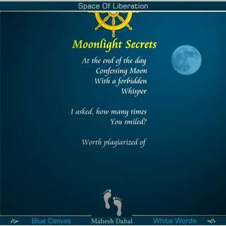 Image for the poem Moonlight Secrets