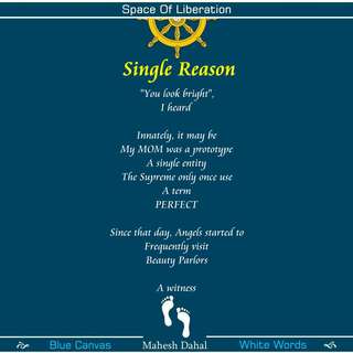 Image for the poem Single Reason