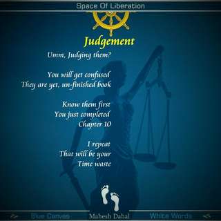 Image for the poem Judgment