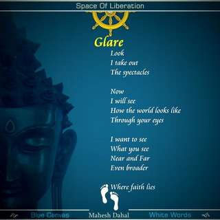 Image for the poem Glare