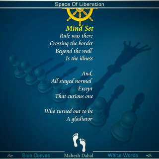 Image for the poem Mind Set