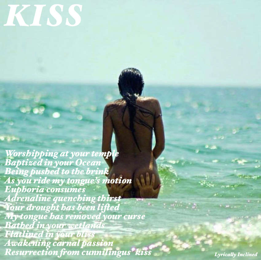 Visual Poem Kiss