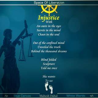 Image for the poem Injustice