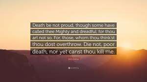 Image for the poem Death Be Not Proud