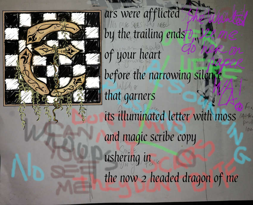 Visual Poem Dragon Visual