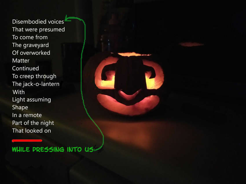 Visual Poem Pumpkin Visual 2