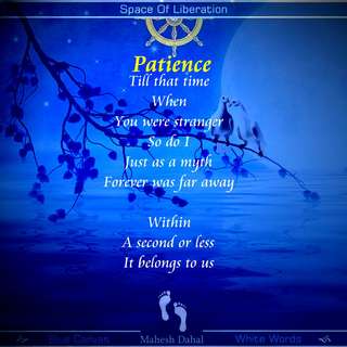 Image for the poem Patience
