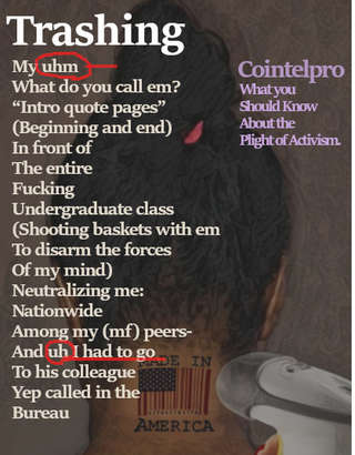 Image for the poem +Art-Cointelpro (America)