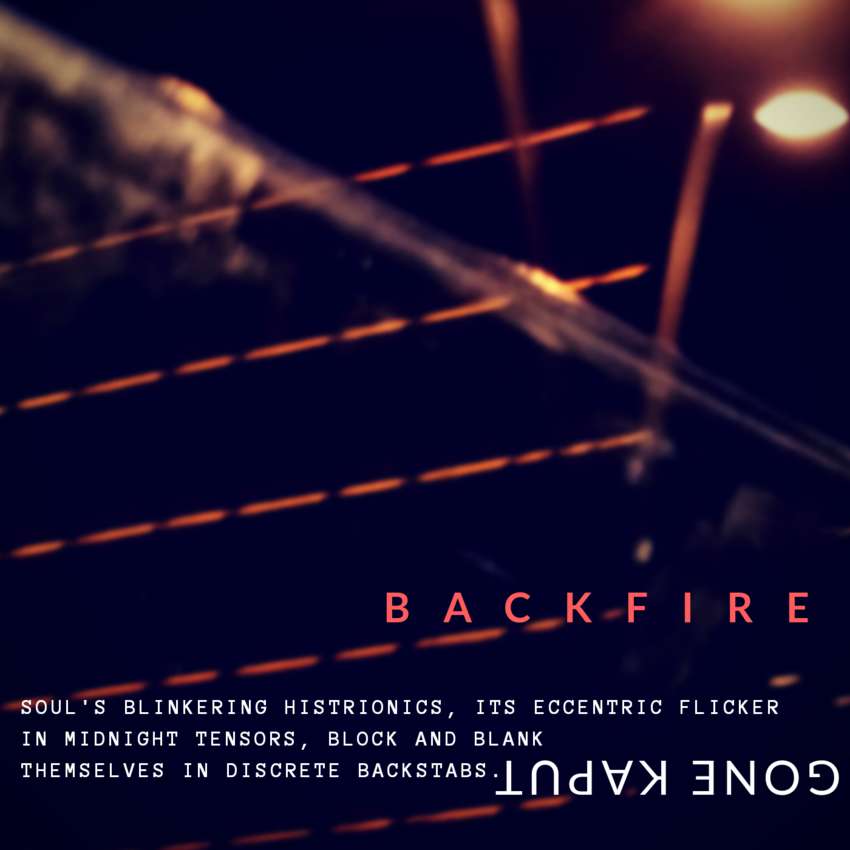 Visual Poem backfire