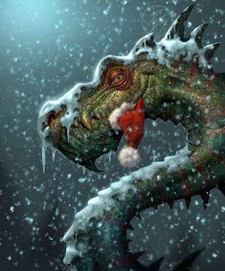 Image for the poem The Christmas Dragon