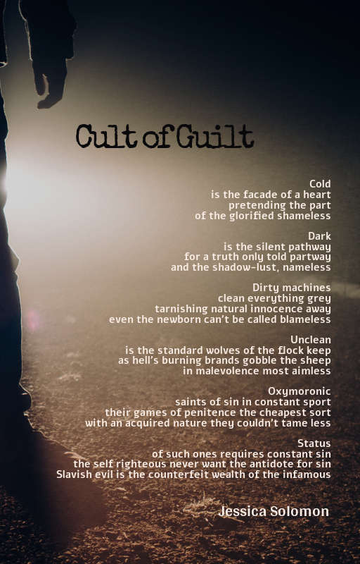 Visual Poem Cult of Guilt 