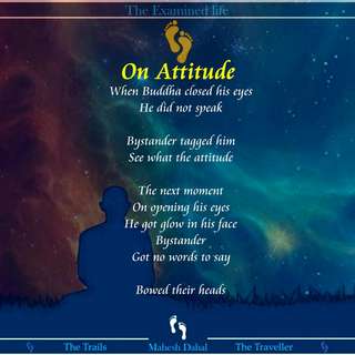 Image for the poem On Attitude