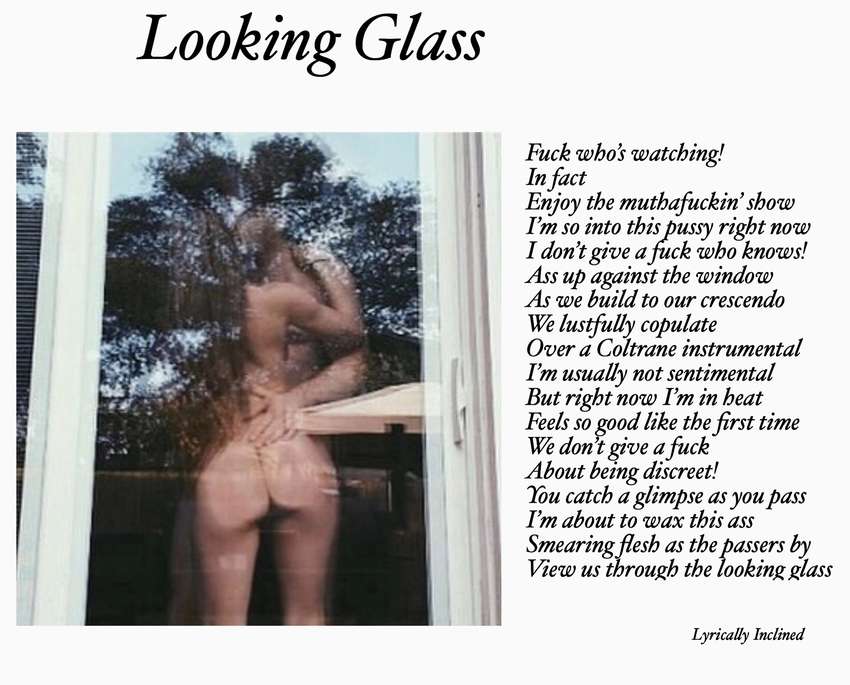 Visual Poem Looking Glass
