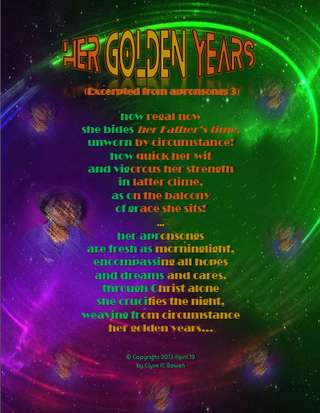 Image for the poem her golden years (excerpt from apronsongs3)