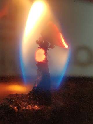 Image for the poem midnight manuscript flames olympic- this sunlit book of love