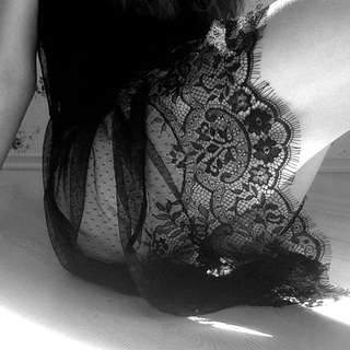 Image for the poem Under Black Lace, Drips....