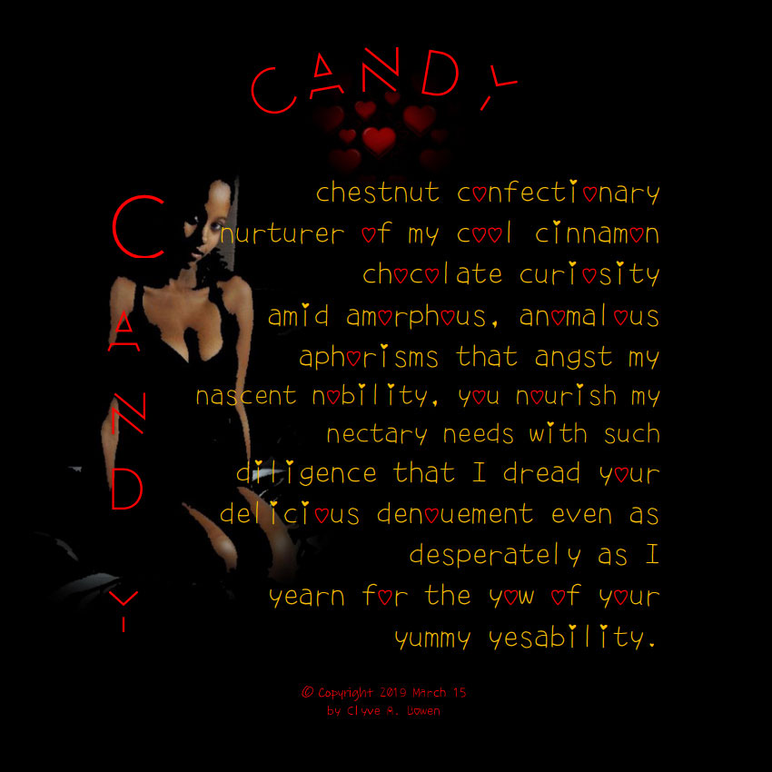 Visual Poem candy