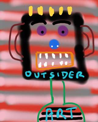 Image for the poem Outsider Art ( Tired of Pretty)