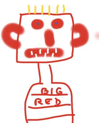 Image for the poem Box Head Red