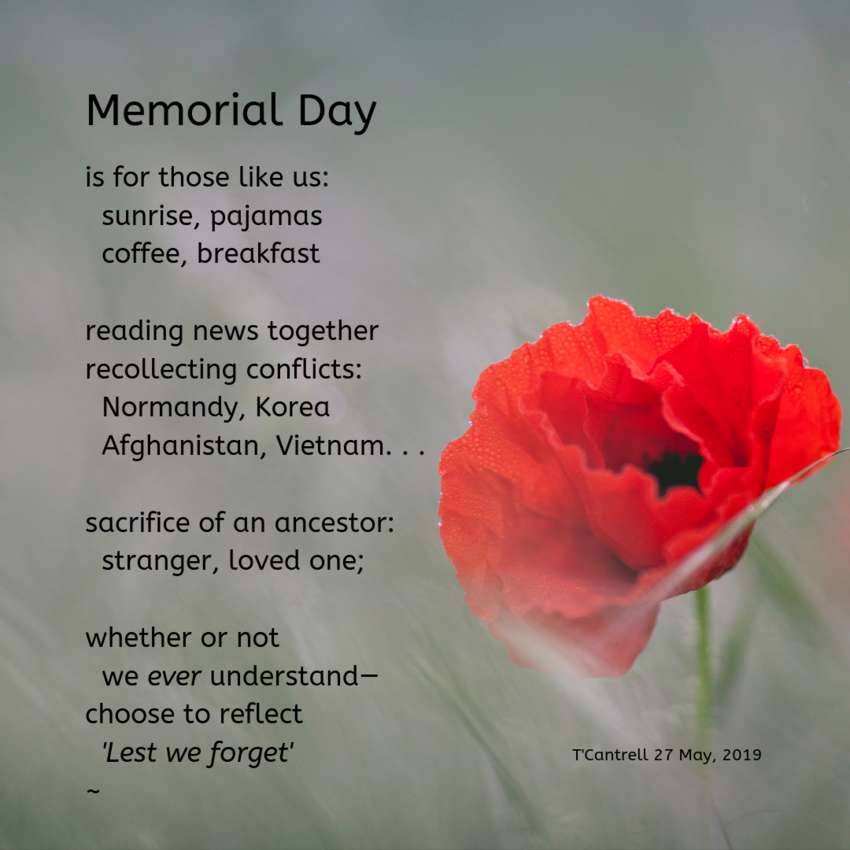 Visual Poem Memorial Day 