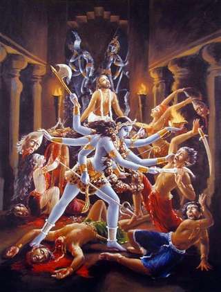 Image for the poem this NOWs- a karmic battlefield, versed sacred with Bhagavat Gita~