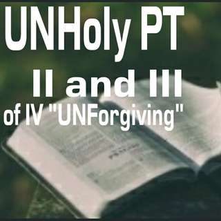 Image for the poem UNHoly (pt II and III of IV) 