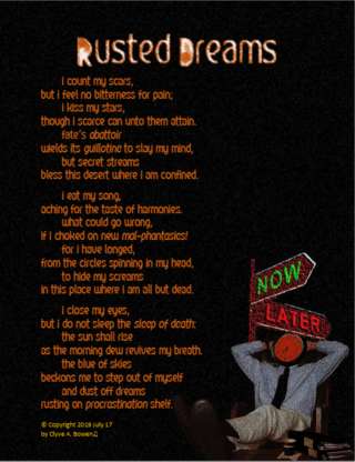 Image for the poem rusted dreams