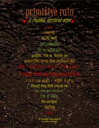 Image for the poem primitive rain