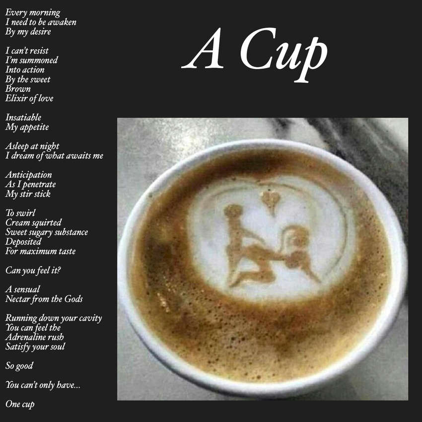 Visual Poem A Cup 