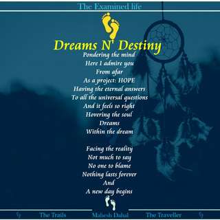 Image for the poem Dreams N