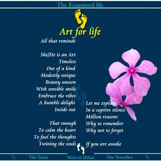 Image for the poem Art for life