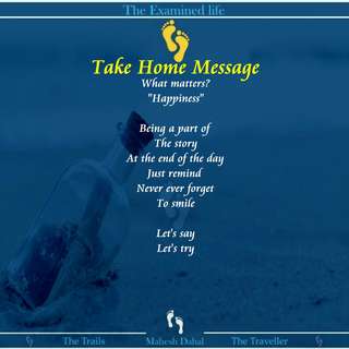 Image for the poem Take Home Message