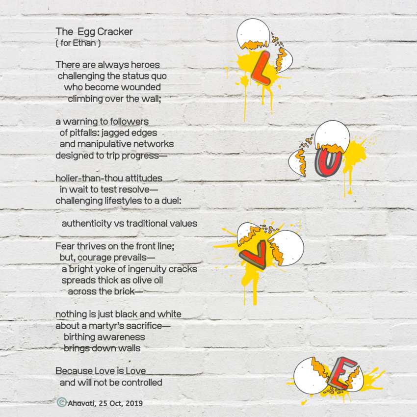 Visual Poem The Egg Cracker 
