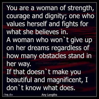 Image for the poem A WOMAN OF STRENGTH