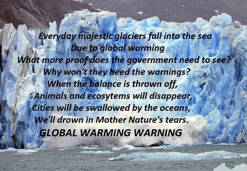 Visual Poem Global Warming Warning
