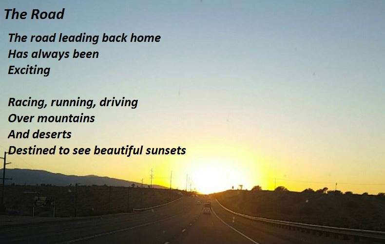 Visual Poem The Road