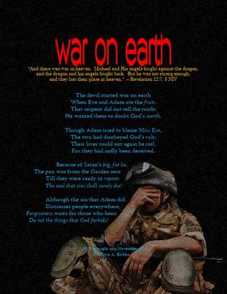 Image for the poem war on earth