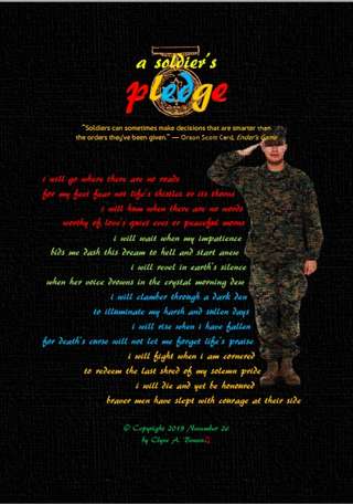 Image for the poem a soldier