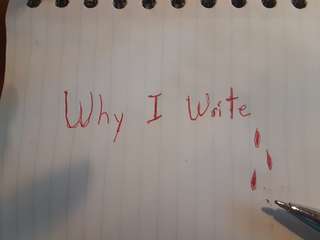 Image for the poem Why I Write