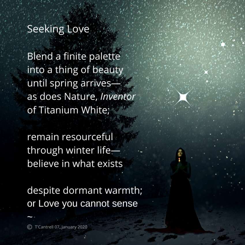 Visual Poem Seeking Love 