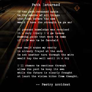 Image for the poem Path Returned