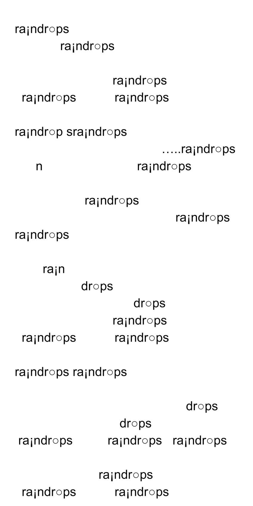 Visual Poem randr○psrandr○ps 