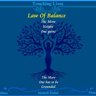 Image for the poem Law Of Balance