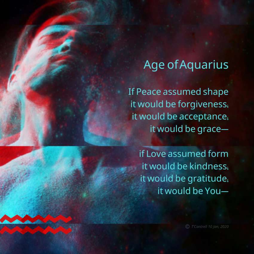 Visual Poem The Age of Aquarius 